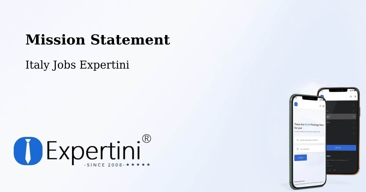 Corporate Mission – Saracena - Italy Jobs Expertini