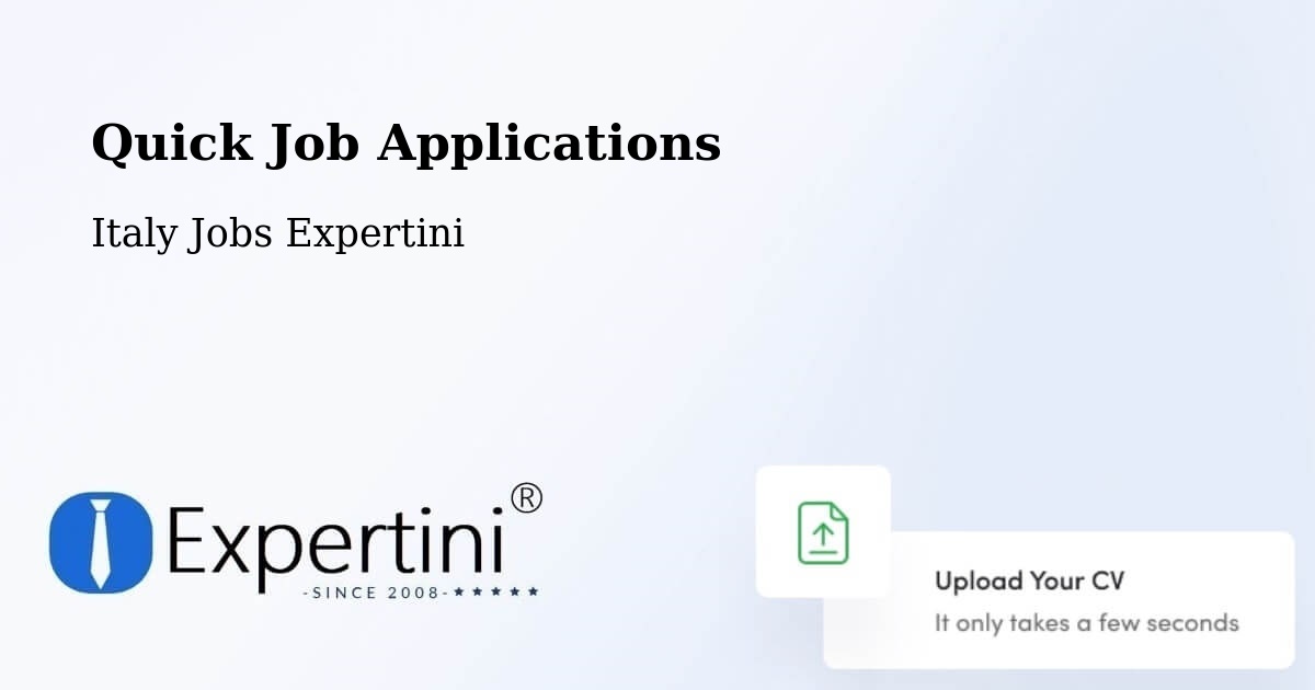 Quick Apply Feature – Saracena - Italy Jobs Expertini